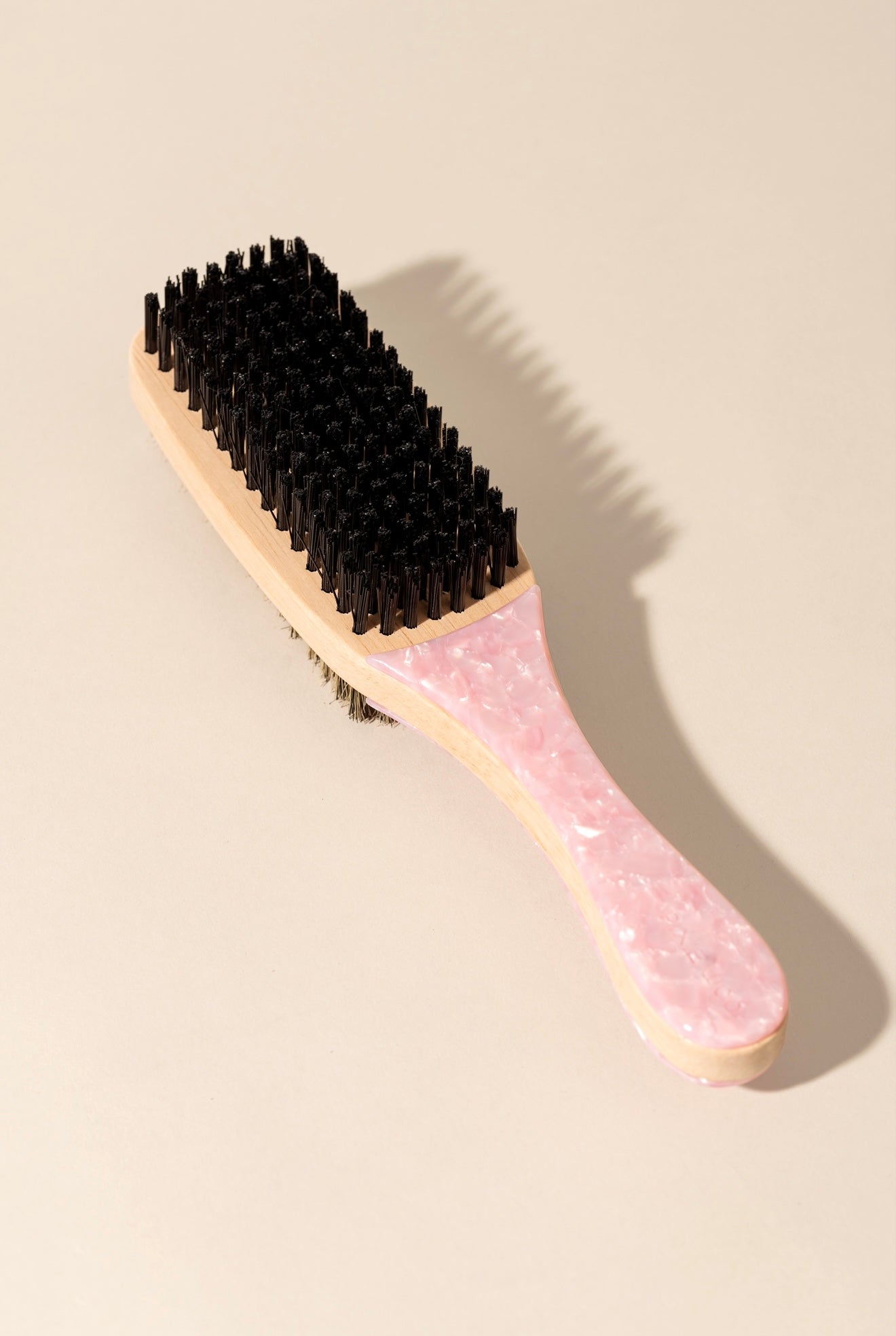 Double sleek hair brush