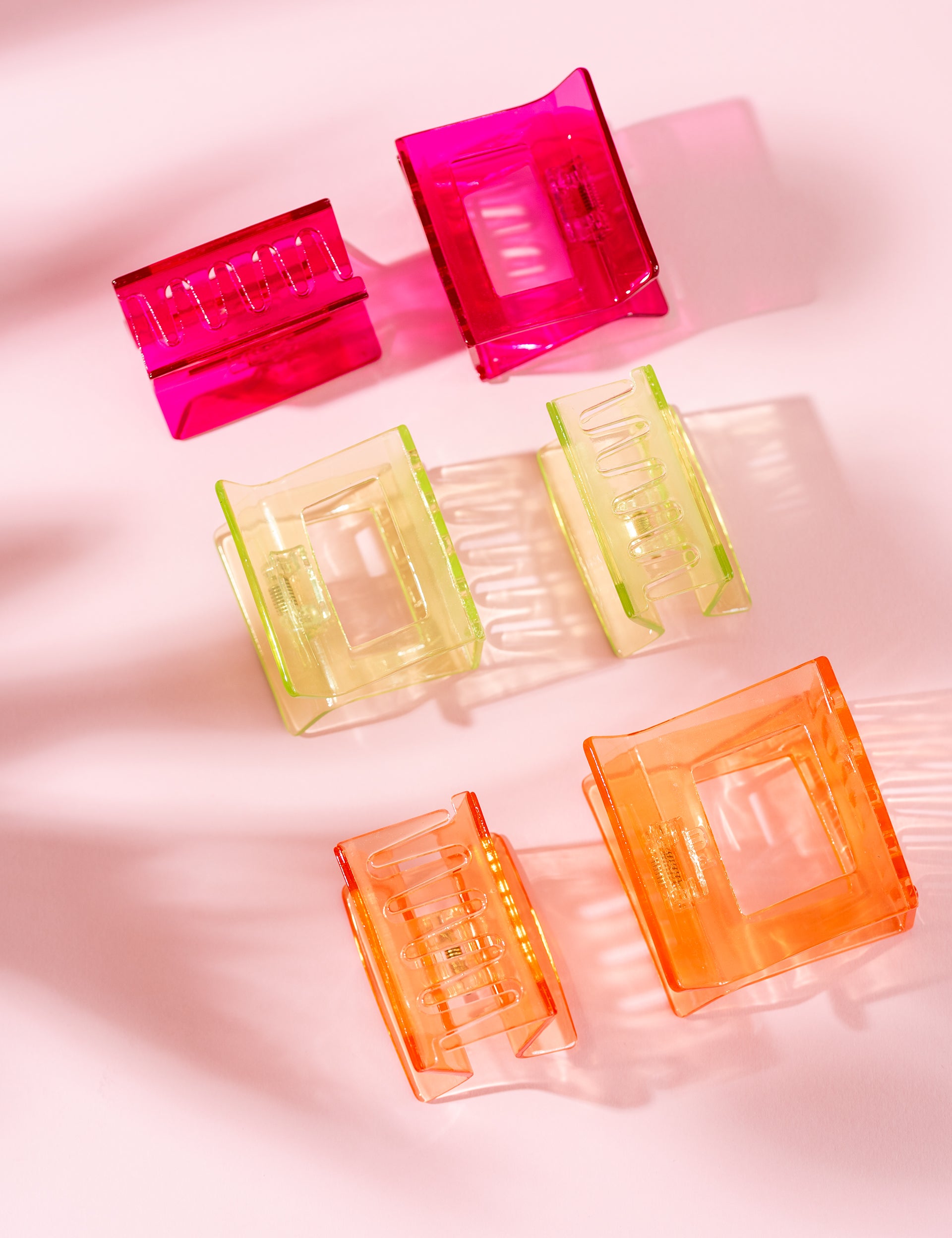 Pinces à cheveux Capsules Fluo (S,M,L)