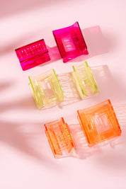 Pinces à cheveux Capsules Fluo (S,M,L)