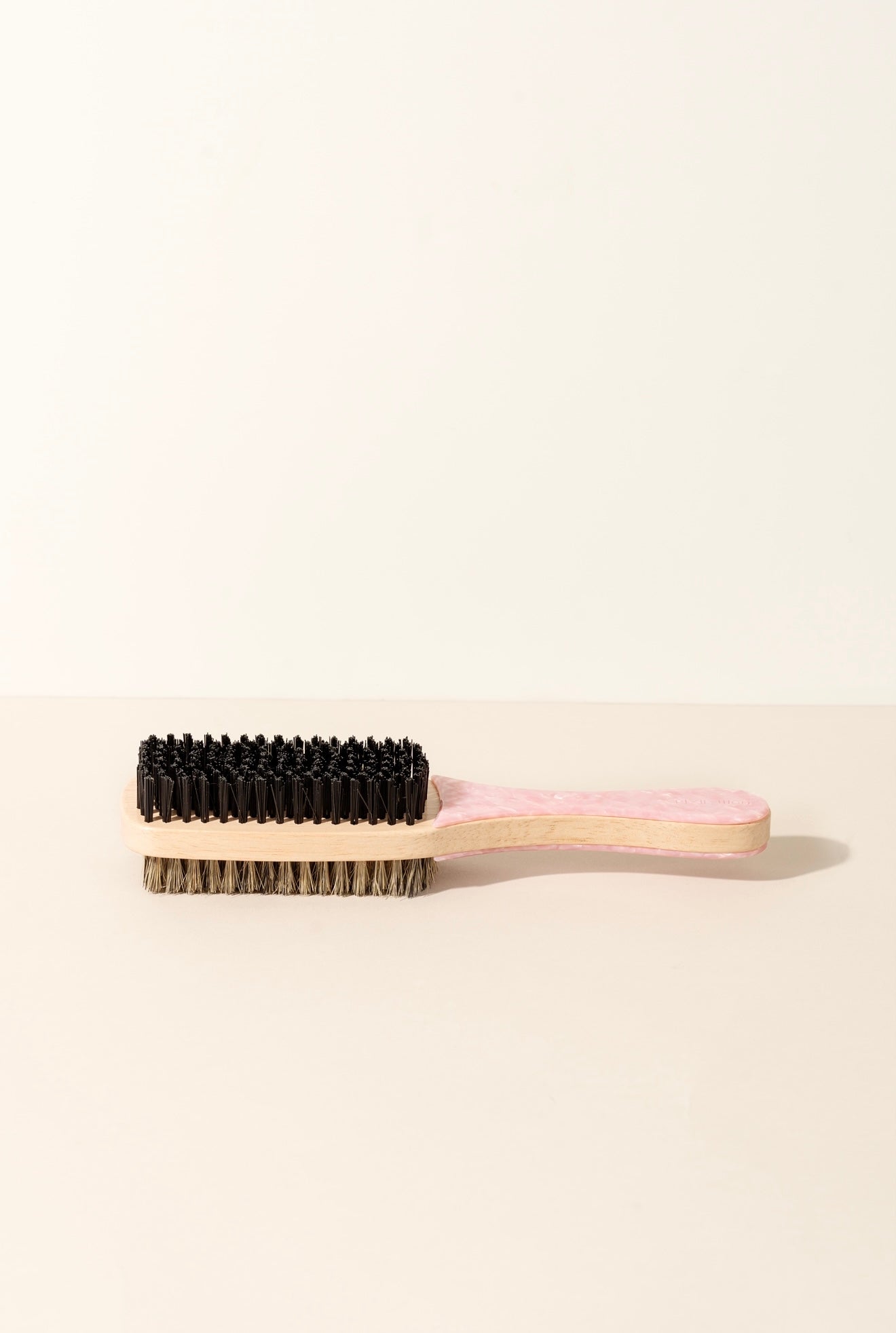 Double sleek hair brush