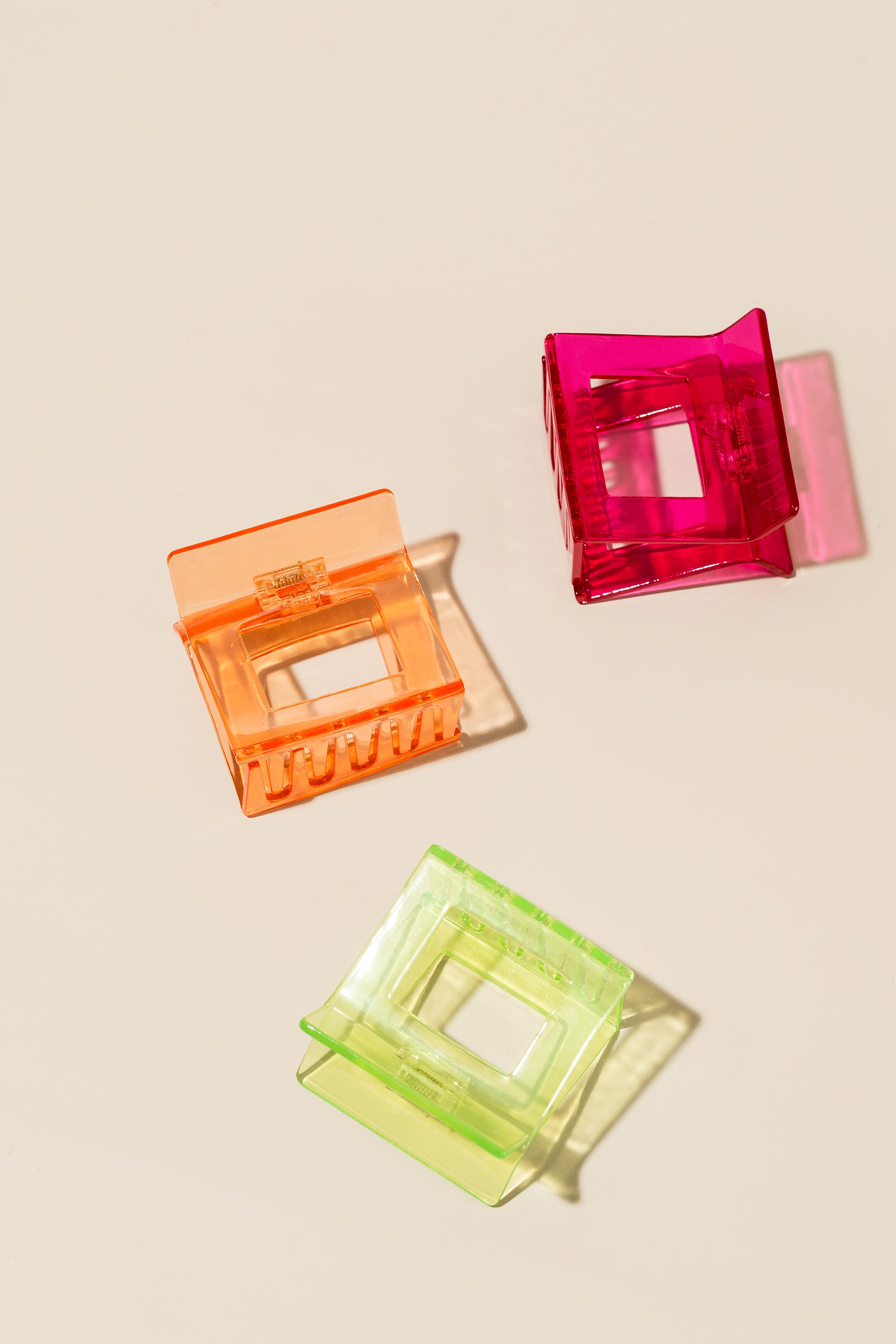 Pinces à cheveux Capsules Fluo (S,M,L)