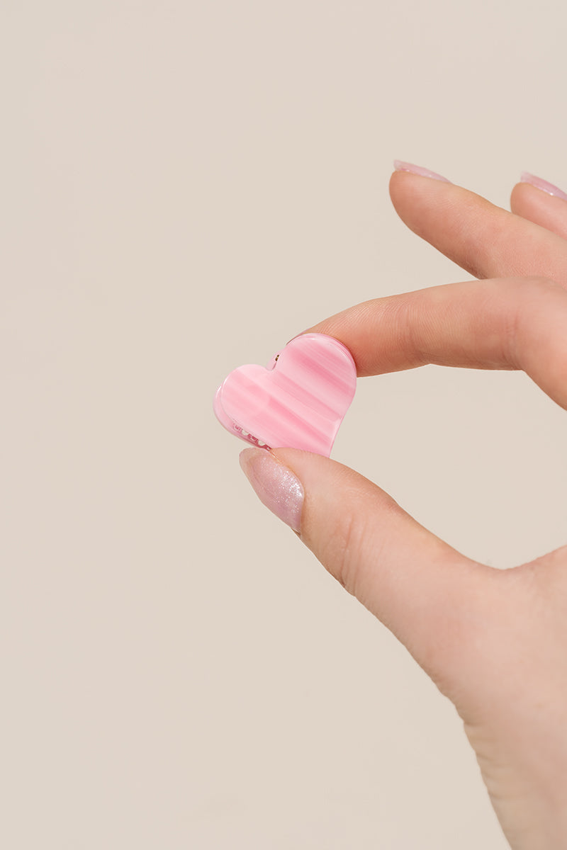 Pinces à cheveux Mini-coeur doux
